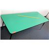 Image 1 : Adjustable Metal Table w/ Green Top