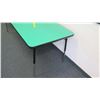 Image 2 : Adjustable Metal Table w/ Green Top