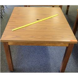 Wooden Table 44.5"L x 38"W x 28"H