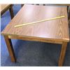 Image 1 : Wooden Table 44.5"L x 38"W x 28"H