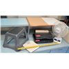 Image 1 : Qty 2 DVD Players, Scale, Stool, Fan, etc.