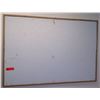 Image 1 : Wood Framed White Cork Board