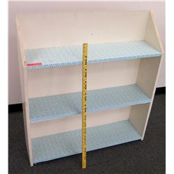 White 2 Tier Short Shelf