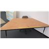 Image 4 : Wood & Metal Corner Table & Rolling Chair