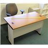 Image 1 : Wood & Metal Desk w/ Arm Chair