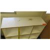 Image 2 : White Wood 9 Compartment Shelf