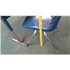 Image 8 : Qty 4 Wood & Metal Desks w/ Chairs