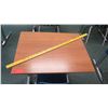 Image 2 : Qty 4 Wood & Metal Desks w/ Chairs