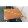 Image 2 : Qty 4 Wood & Metal Desks w/ Chairs