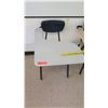 Image 2 : Qty 4 Desks w/ Attached Chairs
