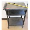Image 1 : Rolling Plastic Utility Cart w/ Cord