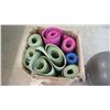 Image 2 : Qty 8 Exercise Mats & Ball