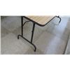 Image 2 : Long Wood & Metal Folding Table