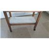 Image 2 : Wood 2 Tier Cart on Wheels