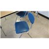 Image 2 : Wood & Metal Corner Table w/ 3 Chairs