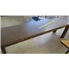 Image 2 : Qty 3 Long Narrow Wooden Tables