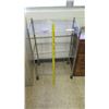 Image 1 : Metal Wire 2 Tier Rolling Cart