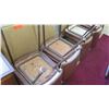 Image 2 : Qty 8 Vinyl Upholstered Metal Chairs