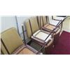 Image 3 : Qty 8 Vinyl Upholstered Metal Chairs