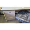 Image 2 : Wood & Metal Desk w/ Rolling Chair