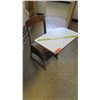 Image 1 : Vintage Wood & Metal School Desk w/ Attached Chair