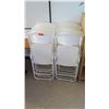Image 1 : Qty 24 White Plastic Folding Chairs