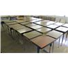 Image 1 : Qty 31 Wood & Metal Desks - No Chairs