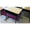 Image 8 : Qty 31 Wood & Metal Desks - No Chairs