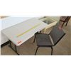 Image 1 : White Plastic Folding Table w/ Chair