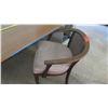 Image 2 : Wood & Metal Desk w/ Rattan Arm Chair