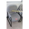 Image 2 : Qty 4 Gray Upholstered Arm Chairs