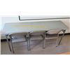 Image 1 : Plastic Folding Table w/ 3 Folding Chairs