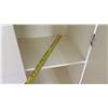 Image 2 : Wood 2 Door Cabinet w/ Shelves