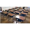 Image 1 : Qty 17 Desks w/ Chairs
