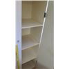 Image 2 : White 2 Door Cabinet w/ Shelves