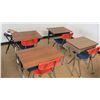 Image 11 : Qty 18 Desks w/ Chairs