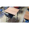 Image 3 : Qty 18 Desks w/ Chairs