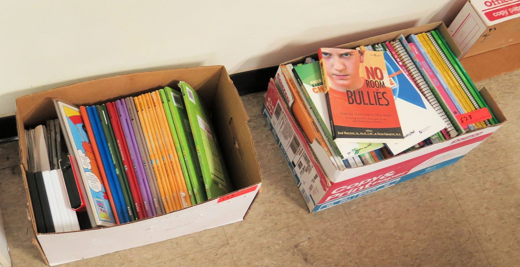 Qty 2 Boxes Reference Books