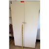 Image 1 : White 2 Door Cabinet w/ Shelves