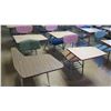 Image 2 : Qty 21 Desks w/ Attached Chairs
