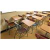 Image 8 : Qty 21 Desks w/ Attached Chairs