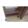 Image 2 : Wood Rolling Cart w/ Fold Down Leaf