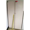 Image 1 : White 2 Door Cabinet w/ Shelves