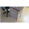 Image 2 : Wood & Metal Desk w/ Rolling Chair