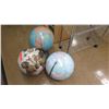 Image 2 : Qty 3 World Globes
