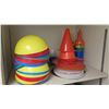 Image 2 : Contents of Shelf - Balls & Sports Equipment