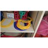 Image 9 : Contents of Shelf - Balls, Hula Hoops & Sports Equipment