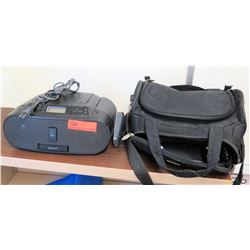 Sony CD Player & Carrying Case