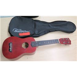 Hawaii 4 String Ukulele w/ Silvertone Case