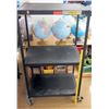Image 1 : Metal & Plastic Rolling 3 Tier Cart